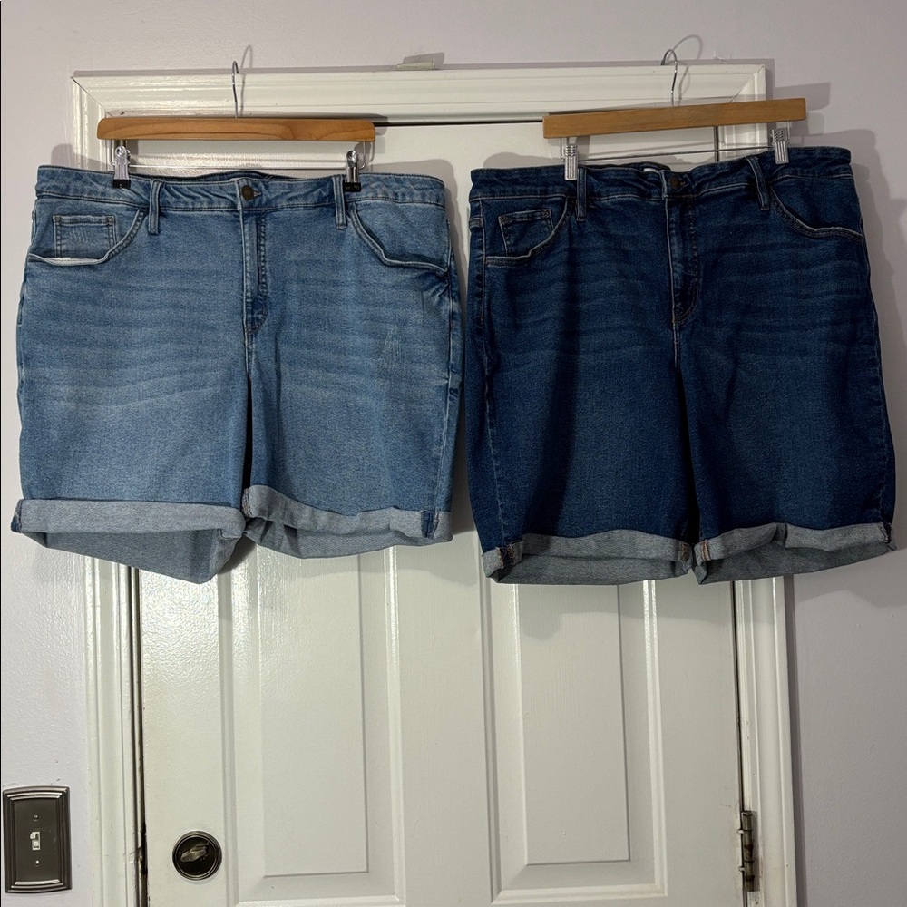 Ava & Viv denim shorts (2) pairs Size W24